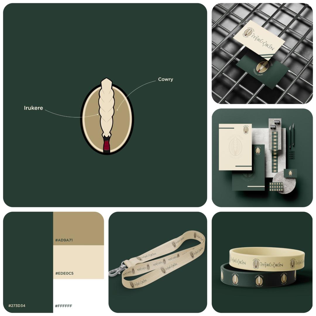 Iyeru Okin company branding logo and identity toolkit